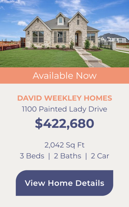 1100 Painted Lady Drive - David Weekley